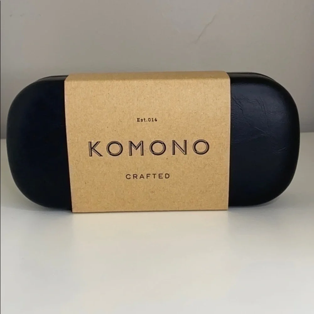 KOMONO Allen Indigo Demi New Sunglasses blue rectangular frame